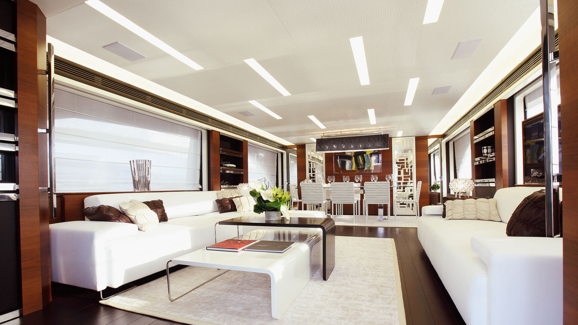 Integrated ceiling panels